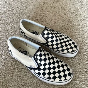 Vans Checker Slip ons